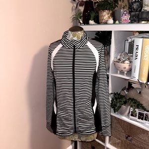 Zella Striped Sports Jacket